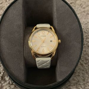 Citizen women’s watch with leather strap